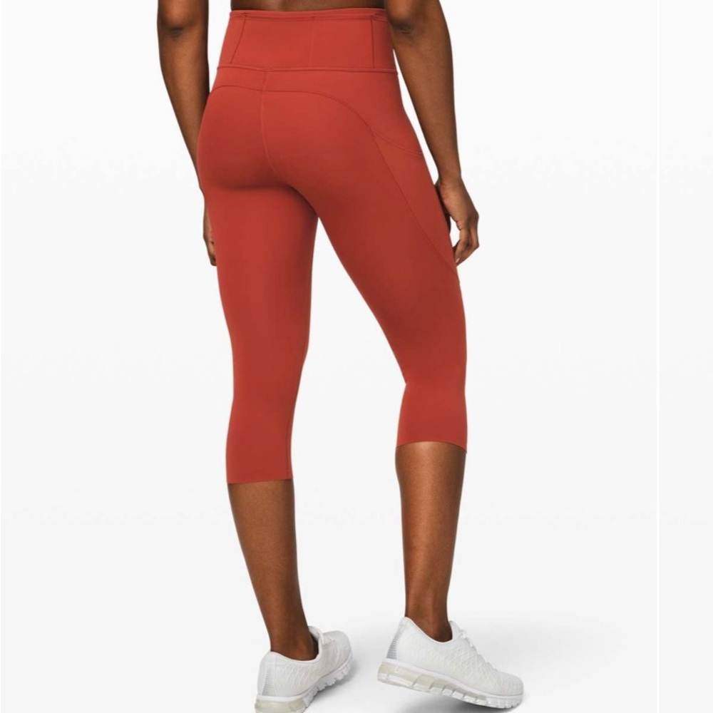 lululemon cropped fast and‎ free Leggings